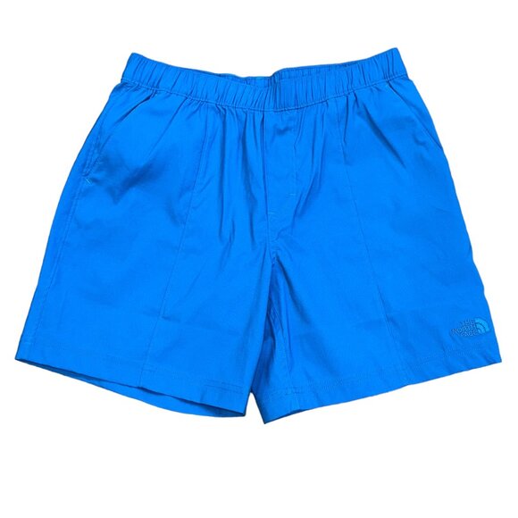 The North Face Other - The North Face Relaxed Fit Elastic Waist Pull On Banff Blue 7" Shorts Size Small